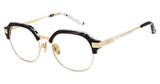 Coco & Breezy Eyeglasses CBLOVER BLACK-MARBLE-GOLD/102