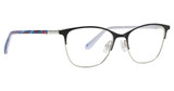 Vera Bradley Eyeglasses Stella BUBBLY FLOWERS BLUE/BFB