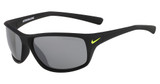 Nike Eyeglasses NIKE ADRENALINE FQ4601 MATTE BLK/GRY W/SLVR FLSH L/007