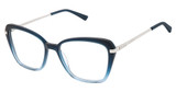 Jill Stuart Eyeglasses JS478 Teal Fade