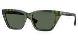 Burberry Eyeglasses BE4468F CHECK GREEN/416971