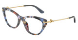 DOLCE & GABBANA Eyeglasses DG3428 HAVANA BLUE/3443