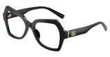 DOLCE & GABBANA Eyeglasses DG3429 BLACK/501