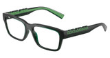 DOLCE & GABBANA Eyeglasses DG5112 TRANSPARENT GREEN/3008