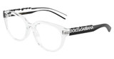 DOLCE & GABBANA KIDS Eyeglasses DX5007 CRYSTAL/3133