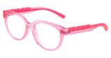 DOLCE & GABBANA KIDS Eyeglasses DX5007 TRANSPARENT PINK/3148