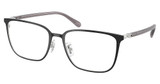 COACH Eyeglasses HC5195TD SHINY DARK GREY / SILVER/9475