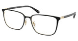 COACH Eyeglasses HC5195TD SHINY BLACK / LIGHT GOLD/9344