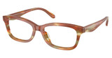 COACH Eyeglasses HC6275U STRIATED BARK / MOSS/5898