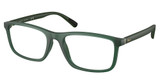Polo Eyeglasses PH2291U MATTE TRANSPARENT DARK G/6312