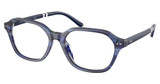 Polo Eyeglasses PH2295U SHINY STRIPED BLUE/6314