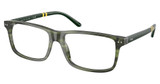 Polo Eyeglasses PH2296 SHINY STRIPED GREEN/6316