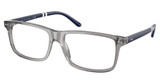 Polo Eyeglasses PH2296F SHINY TRANSPARENT GREY/6318
