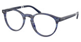 Polo Eyeglasses PH2297 SHINY STRIPED BLUE/6314