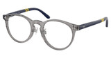 Polo Eyeglasses PH2297F SHINY TRANSPARENT GREY/6318