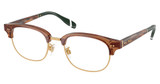 Polo Eyeglasses PH2298D SHINY TRANSPARENT BROWN/6321