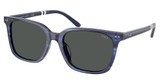 Polo Eyeglasses PH4235U SHINY STRIPED BLUE/631487