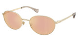 Ralph Eyeglasses RA4148 SHINY PALE GOLD/9116R1