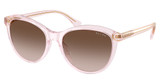 Ralph Eyeglasses RA5336U SHINY TRANSPARENT PINK/604313