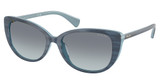 Ralph Eyeglasses RA5340U STRIPED BLUE ON MILKY BL/629219