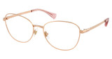 Ralph Eyeglasses RA6063 SHINY RODEGOLD/9427