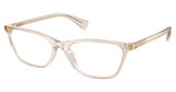 Ralph Eyeglasses RA7187U BEIGE TRANSPARENT/6117
