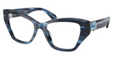SWAROVSKI Eyeglasses SK2050U STRIPED BLUE/1090