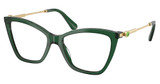 SWAROVSKI Eyeglasses SK2051 TRANSPARENT GREEN/1045
