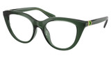 SWAROVSKI Eyeglasses SK2052 TRANSPARENT GREEN/1043