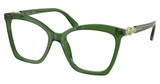 SWAROVSKI Eyeglasses SK2053 MILKY GREEN/1081