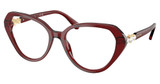 SWAROVSKI Eyeglasses SK2054 TRANSPARENT BURGUNDY/1073