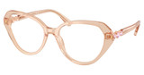 SWAROVSKI Eyeglasses SK2054 TRANSPARENT BEIGE/1086