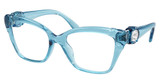 SWAROVSKI Eyeglasses SK2056U TRANSPARENT LIGHT BLUE/1078
