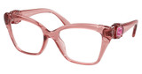 SWAROVSKI Eyeglasses SK2056U TRANSPARENT PINK/3001