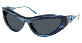 SWAROVSKI Eyeglasses SK6046 STRIPED BLUE/109087