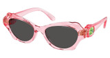 SWAROVSKI Eyeglasses SK6050 TRANSPARENT PINK/108887