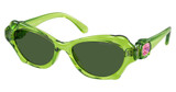 SWAROVSKI Eyeglasses SK6050 TRANSPARENT GREEN/108971