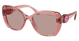 SWAROVSKI Eyeglasses SK6051U TRANSPARENT PINK/30017N