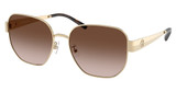 Tory Burch Eyeglasses TY6117 SHINY LIGHT GOLD/334613