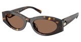 Tory Burch Eyeglasses TY7222U BROWN TORTOISE/198173