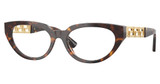 Versace Eyeglasses VE3383 HAVANA/108