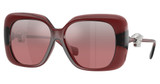 Versace Eyeglasses VE4499U TRANSPARENT RED/55397E