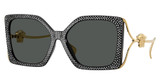 Versace Eyeglasses VE4502U BLACK STRASS CRYSTAL/550787