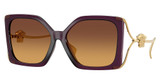 Versace Eyeglasses VE4502U OPAL PURPLE/5536T5