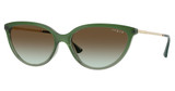 Vogue® Eyeglasses VO5672S GRADIENT GREEN/TRANSP GR/3259E8