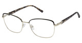 Elizabeth Arden Eyeglasses EA6078 Black Bronze