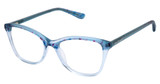Jill Stuart Eyeglasses JS472 CRYSTAL BLUE