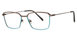 Konishi Eyeglasses KONISHI KS1707 Choco/Aqua/C1