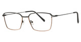 Konishi Eyeglasses KONISHI KS1707 Black/Coffee/C3