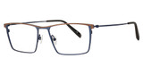 Konishi Eyeglasses KONISHI KS1708 Navy/Brown/C2